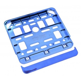 Number plate frame 148x148mm blue