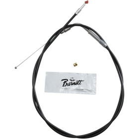 BARNETT Black Vinyl Throttle/Idle Cable Harley Davidson 1450cc 2002-2007