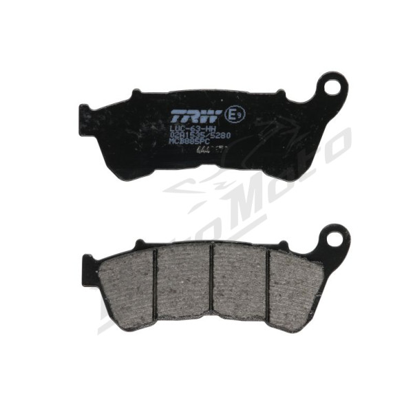 TRW Route Organic front brake pads MCB885PC Harley Davidson XL 883-1200 14-22