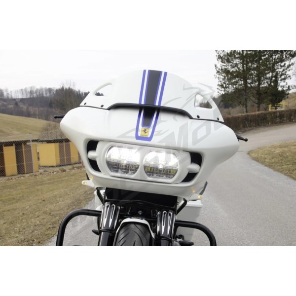 CULT WERK Headlight Mask Black Harley Davidson 1690-1923cc 2016-2023