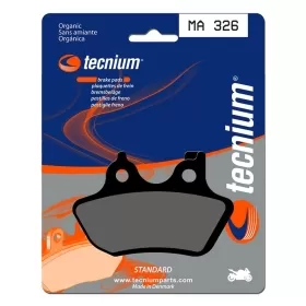 TECNIUM Street Organic Brake pads - MA326 Harley Davidson Electra Glide / Road King / Ultra Classic / Heritage Softail / Dyna Super / Series Dyna / Dyna / Night Train Sportster 883-1584cc 00-17