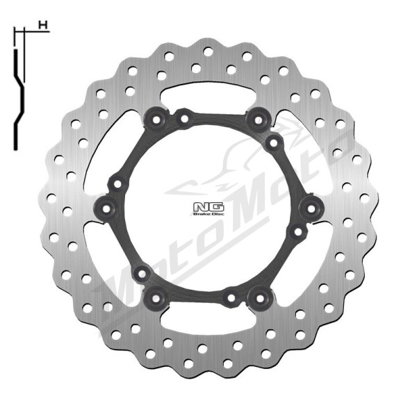 NG BRAKES Wave Floating Brake Disc Husqvarna 125-500cc 94-20