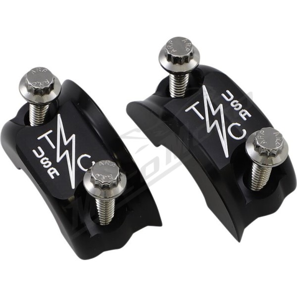 THRASHIN SUPPLY CO. Brake/Clutch Perch Clamps Harley Davidson FLD / FLDE 1340-1977cc 84-25