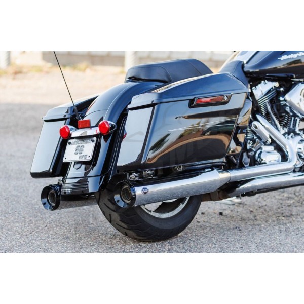 S&S CYCLE 4-1/2" GNX Slip-On Mufflers Harley Davidson FLHR / FLHRC / FLHRCI 1340-1800cc 95-16