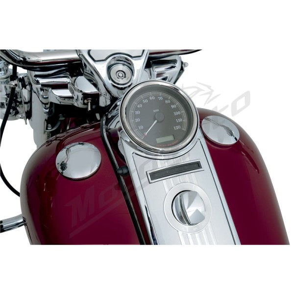 DRAG SPECIALTIES Gas Cap with Paint Protectors Harley Davidson FLD / FLHR / FLHRC / FLHRCI / FLHRI / FLHRS / FLHRSE 1340-1800cc 96-17