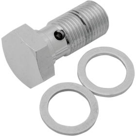 DRAG SPECIALTIES Universal Chrome Steel Banjo Bolt M11 x 1.0