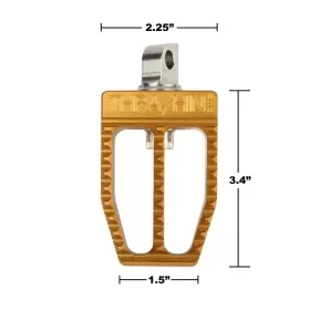 THRASHIN SUPPLY CO. Militant Foot Pegs Harley Davidson E / EL / ELF / F 1000-1923cc 36-25