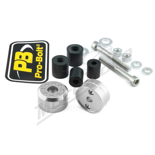 PRO BOLT Vairo antgaliai sidabriniai 2vnt. DUCATI / SUZUKI 600-1262cc 05-26