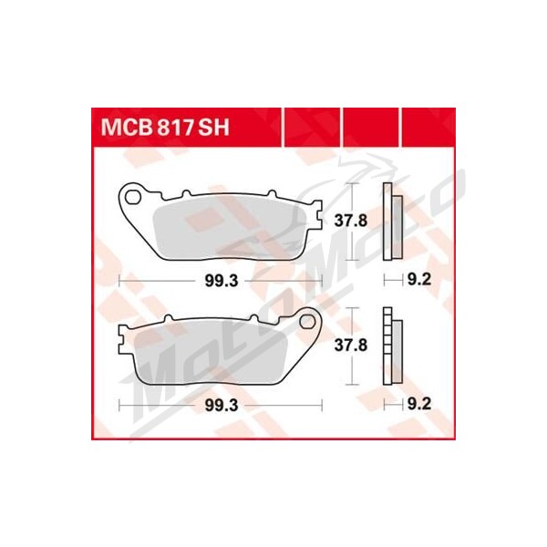 TRW SH Series Sindered Rear Brake Pads Honda CB / VFR 800-1200cc 08-24