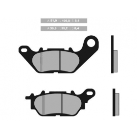 Brake pads NOVASCOOT FT3152 / MCB812 STANDARD