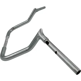 FAT BAGGERS INC. Pointed Top Handlebar Chrome 91.5x28cm Harley Davidson FLHKT / FLHX / FLHXSE / FLHXU 1923-1977 23-26
