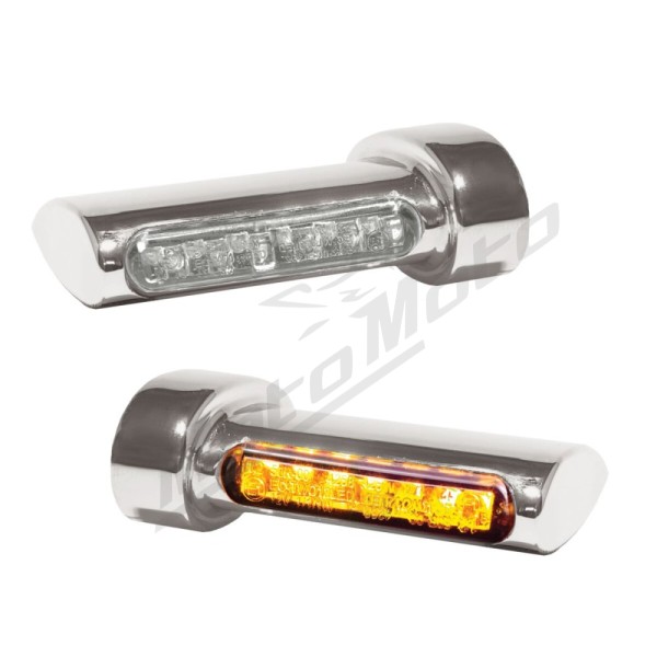 HEINZ BIKES Winglets Rear Led Turn Signals Harley Davidson FLD / FLHR / FLHT / FLHX / FLTRI / XL / XR 500/1977 93-24 