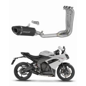 Triumph Daytona 660 2024-2026 Dominator Exhaust Silencer Muffler HP8 BLACK + dB killer