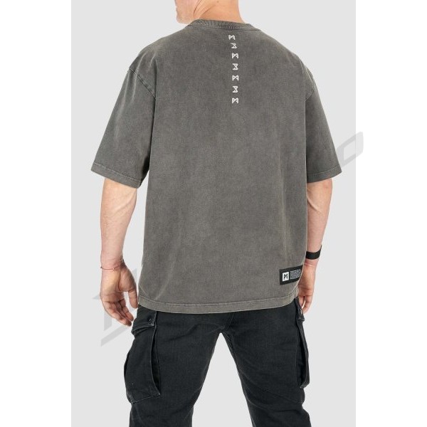 PANDO MOTO ALEX RUNA ACID Washed Oversized T-Shirt Unisex