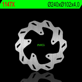 NG Rear Wawe Brake Disc 240x102x4mm Aprilia RXV / SXV 450-550cc 05-11