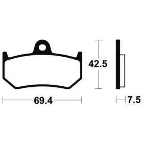 TECNIUM Street Performance Sintered Metal Brake pads MR263 MV Agusta F3 / F4 / Brutale 750/1090 99-24