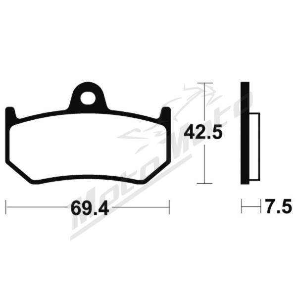 TECNIUM Street Performance Sintered Metal Brake pads MR263 MV Agusta F3 / F4 / Brutale 750/1090 99-24