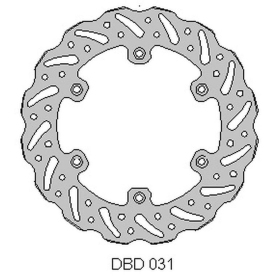 Delta braking disc rear (220x115x4mm) Yamaha WR / YZ / WRF 125-426 90-00