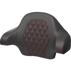 SADDLEMEN Roadsofa Tour Pak Backrest Pad Red Harley Davidson FLHR / FLHRC / FLHTC / FLHX / FLTRX 1584-1923 08-23