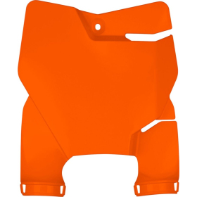 UFO Stadium Number Plate with Fork Guards KTM SX 65-85cc 16-> Orange