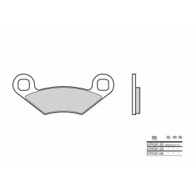 BREMBO Off-Road Sintered stabdžių trinkelės POLARIS OUTLAW / RANGER / RZR / SPORTSMAN 450-800cc 2000-2021