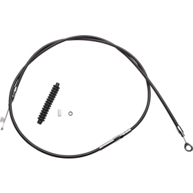 DRAG SPECIALTIES High-Efficiency Black Vinyl Clutch Cable Harley Davidson FLD / FLHR / FLHRC / FLHRS / FLHRSE3 1450-1800cc 06-16