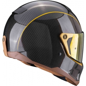 Krosinis / Caferacer šalmas Scorpion EXO-HX1 Carbon SE Solid Gold