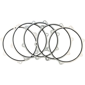 COMETIC Aluminum Inner Primary Spacer Gaskets 5pcs. Harley Davidson FLD / FLHR / FLHRC / FLHRS / FLHRSE / FLHT / FLHTC / FLHTCU / FLHTCUL 1584-1800cc 06-17
