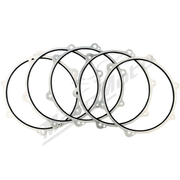 COMETIC Aluminum Inner Primary Spacer Gaskets 5pcs. Harley Davidson FLD / FLHR / FLHRC / FLHRS / FLHRSE / FLHT / FLHTC / FLHTCU / FLHTCUL 1584-1800cc 06-17
