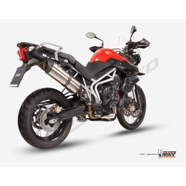 MIVV SUONO Slip-On muffler Triumph Tiger 800 11-20