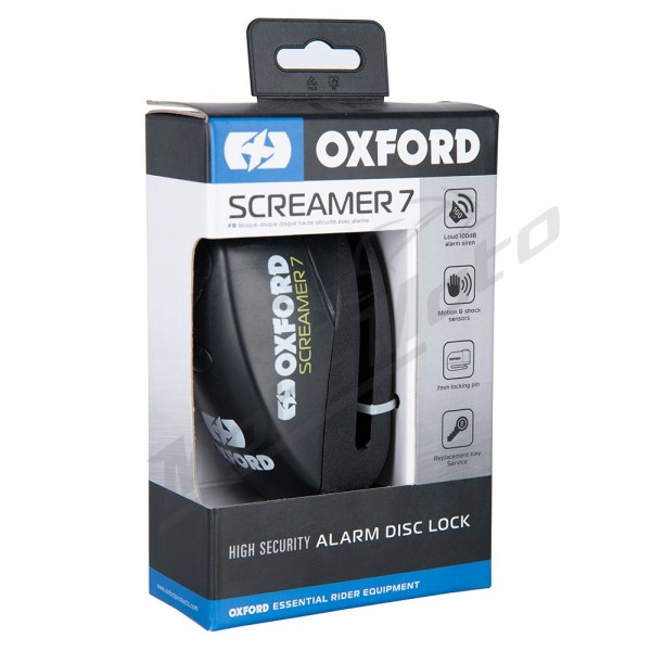 Stabdžių disko užraktas Oxford Screamer7 su signalizacija