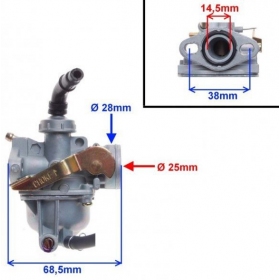 Carburetor 13mm HONDA PC (Manual choke) (screwed on)