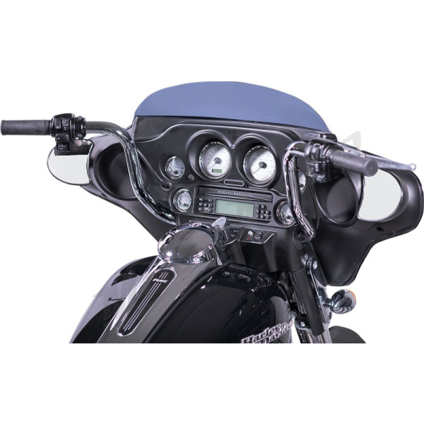 FAT BAGGERS INC. Round Top Handlebar Kit Chrome91.5x30.5cm Harley Davidson FLHT / FLHTC / FLHX / FLHXXX 1584-1690 08-13 