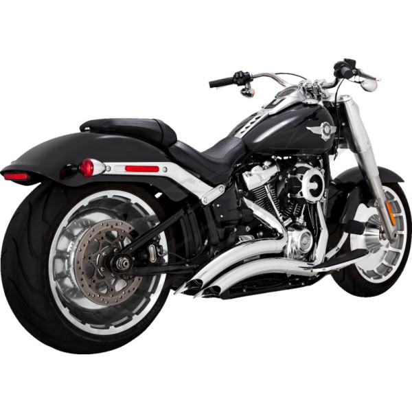 VANCE & HINES Big Radius Exhaust System Chrome Harley Davidson FLFB / FXBR / FXDR / FLFBS / FXDRS 1750-1923cc 18-24