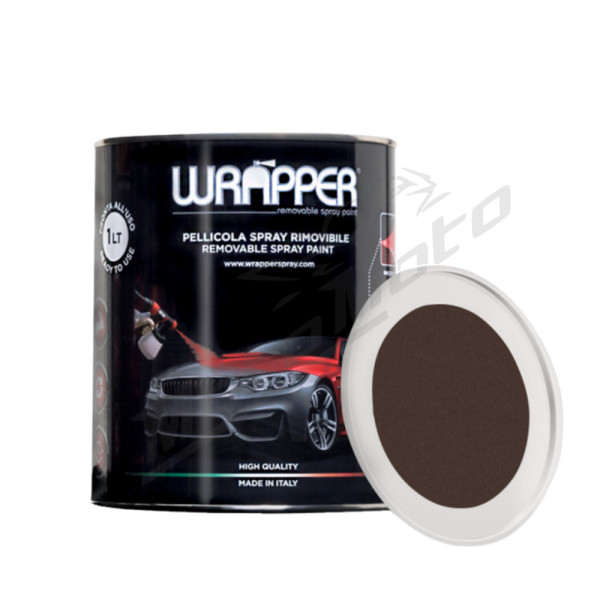 Tin WRAPPER PAINT 1 L Brown Metallic