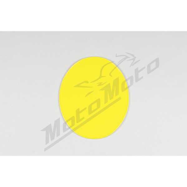 UFO Vintage Universal Number Plate Yellow