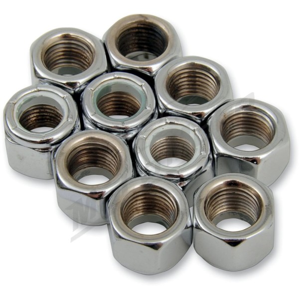 DRAG SPECIALTIES Replacement Insert Nuts M10 x 1.0 10pcs.