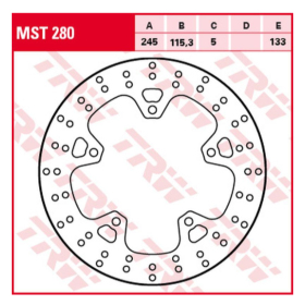 TRW Rear Brake Disc Yamaha XJ6 600cc 09-16