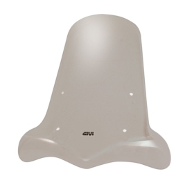 Givi Specific screen, transparent 74x67cm Aprilia / Honda / MBK / Peugeot / Sym / Yamaha 125-250cc 02-16