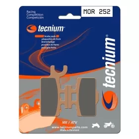 TECNIUM Racing MX/ATV Sintered Metal Brake pads MOR252 Kawasaki / KTM / Suzuki 65cc 00-24