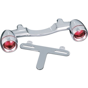 KURYAKYN Bullet Light Rear Turn Signal Bar Chromed Harley Davidson FLHR / FLHT / FLTC / FLTRI / FLTCU 1340/1800 86-22 