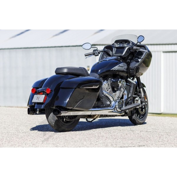 S&S CYCLE 4" Broadhead Slip-On Mufflers Indian Challenger / Chieftain 1768-1890cc 14-26