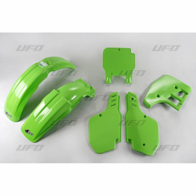 UFO Plastikų kompl. žalias Kawasaki KX 125 1989