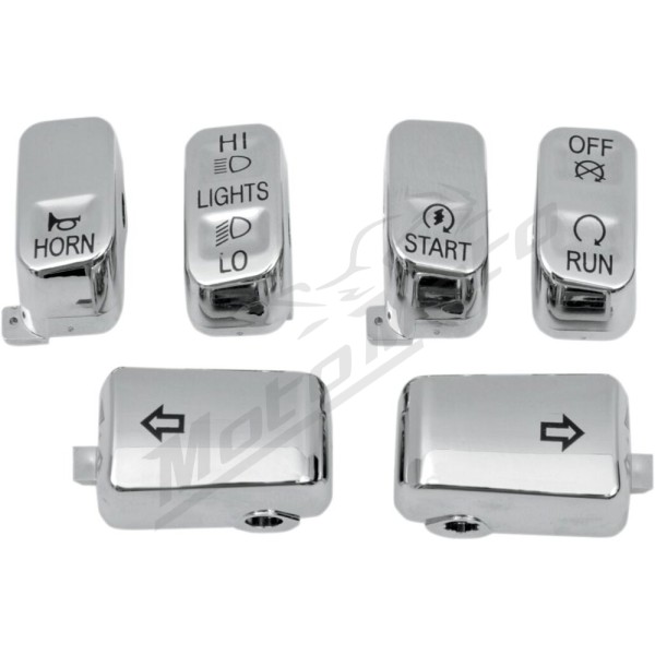 DRAG SPECIALTIES Switch Cap Kit Harley Davidson FLHR / FLHRC / FLHRCI / FLHRI 1340-1800cc 96-13