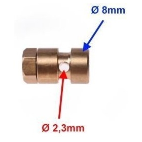 CABLE NOZZLES/FASTENERS Ø2,3 / Ø8 25PCS