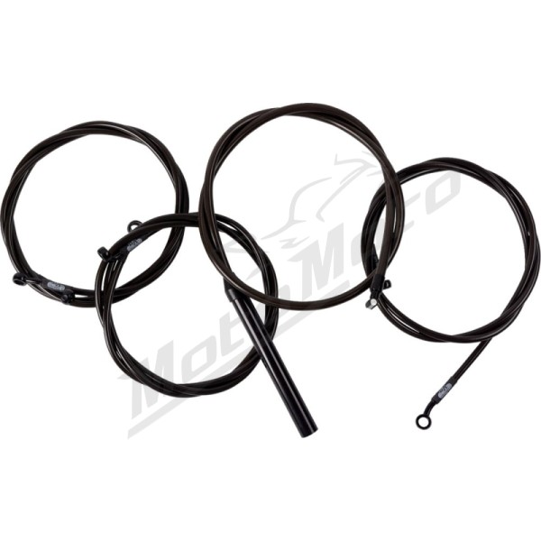 LA CHOPPERS Ape Hangers vairo / sankabos / stabdžių trosų / lynų prailginimo kompl. Harley Davidson 1868-1977 23-26