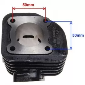 Cylinder kit KEEWAY / GENERIC / GIANTCO / CPI / SACHS AC 60cc / Ø43 / PIN Ø12 (Piston with intake port)