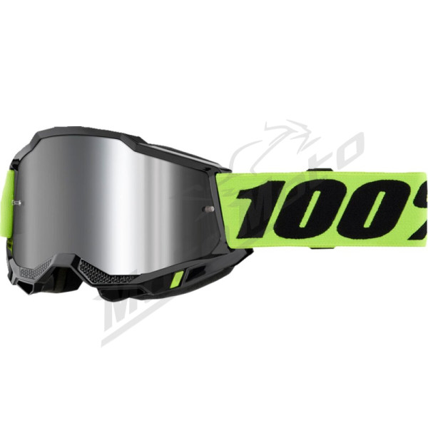 100% Accuri 2 Goggle (Mirror Lens) Black / Green