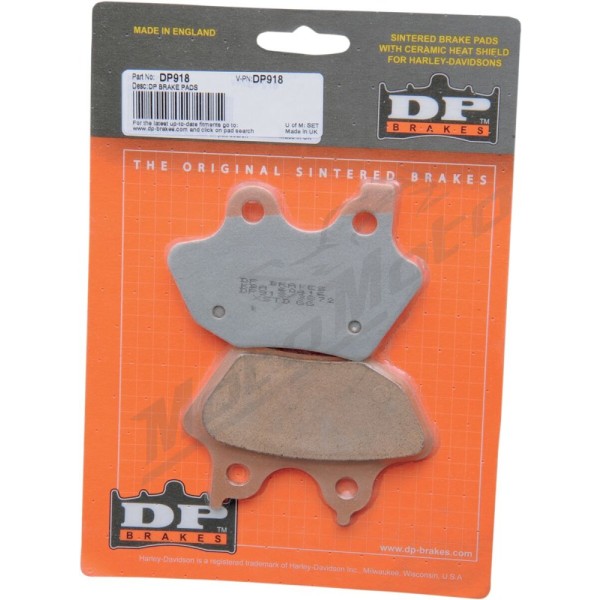 DP BRAKES Sintered Metal Brake Pads Harley Davidson FLHR / FLHRCI / FLHRI / FLHRS / FLHT / FLHTC / FLHTCI 883-1450cc 99-04