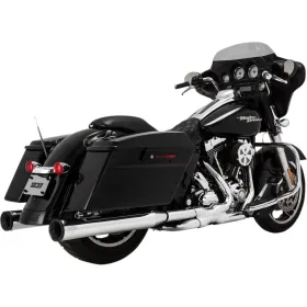 VANCE & HINES Eliminator 400 Slip-On Mufflers Chrome Harley Davidson FLHR / FLHRSI / FLHTC / FLTR / FLHX 1340-1923cc 95-25